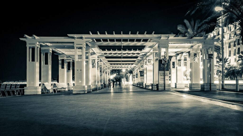 Promenade des Anglais, nuit