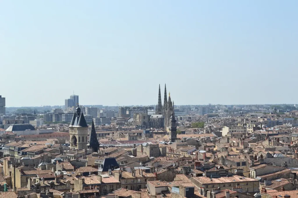 Vista panorámica de la ciudad de Bordeaux