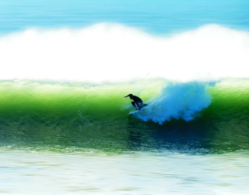 Plage de Tanchet es una de las preferidas para la práctica del surf