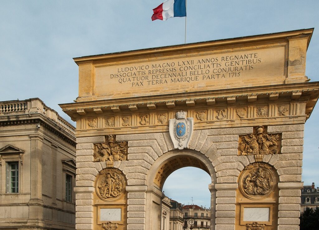 Promenade para el rey Louis XIV, en Montpellier