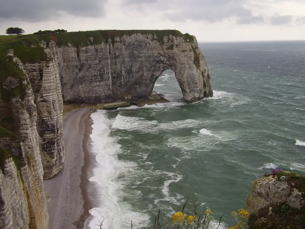 acantilados de tiza blanca Étretat